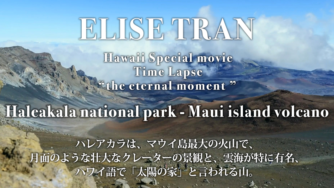Haleakala national park - Maui island volcano- ELISE TRAN(エリーゼトラン)